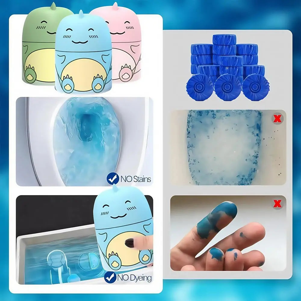 Sikunuo | Dino Toilet Cleaner & Fragrance Stone – Cleans automatically with every flush