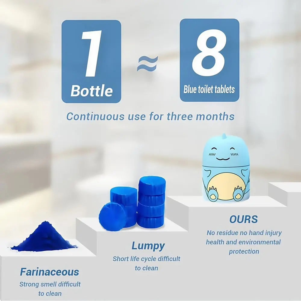 Sikunuo | Dino Toilet Cleaner & Fragrance Stone – Cleans automatically with every flush