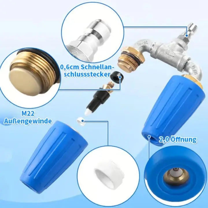 Sikunuo | Double Turbo Nozzle – Maximum Cleaning Performance for High-Pressure Cleaners