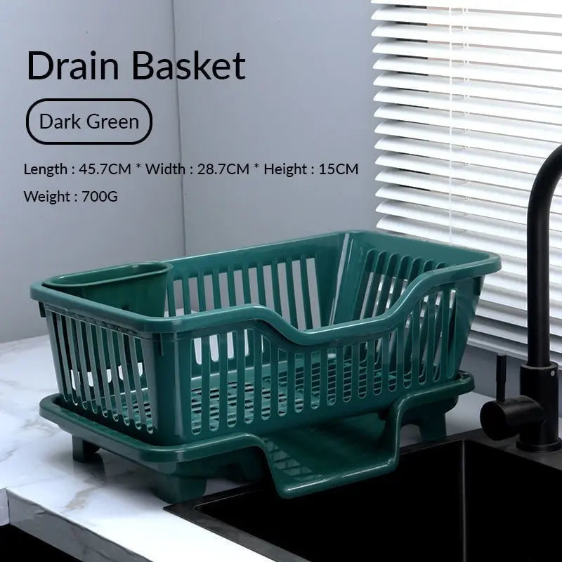 Sikunuo | Double-layer drying rack for dishes and cutlery – Space-saving solution