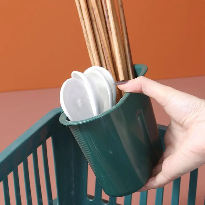 Sikunuo | Double-layer drying rack for dishes and cutlery – Space-saving solution