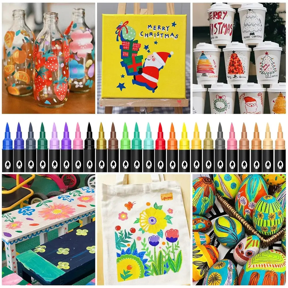 Sikunuo | Double-sided acrylic marker – For creative projects & gifts