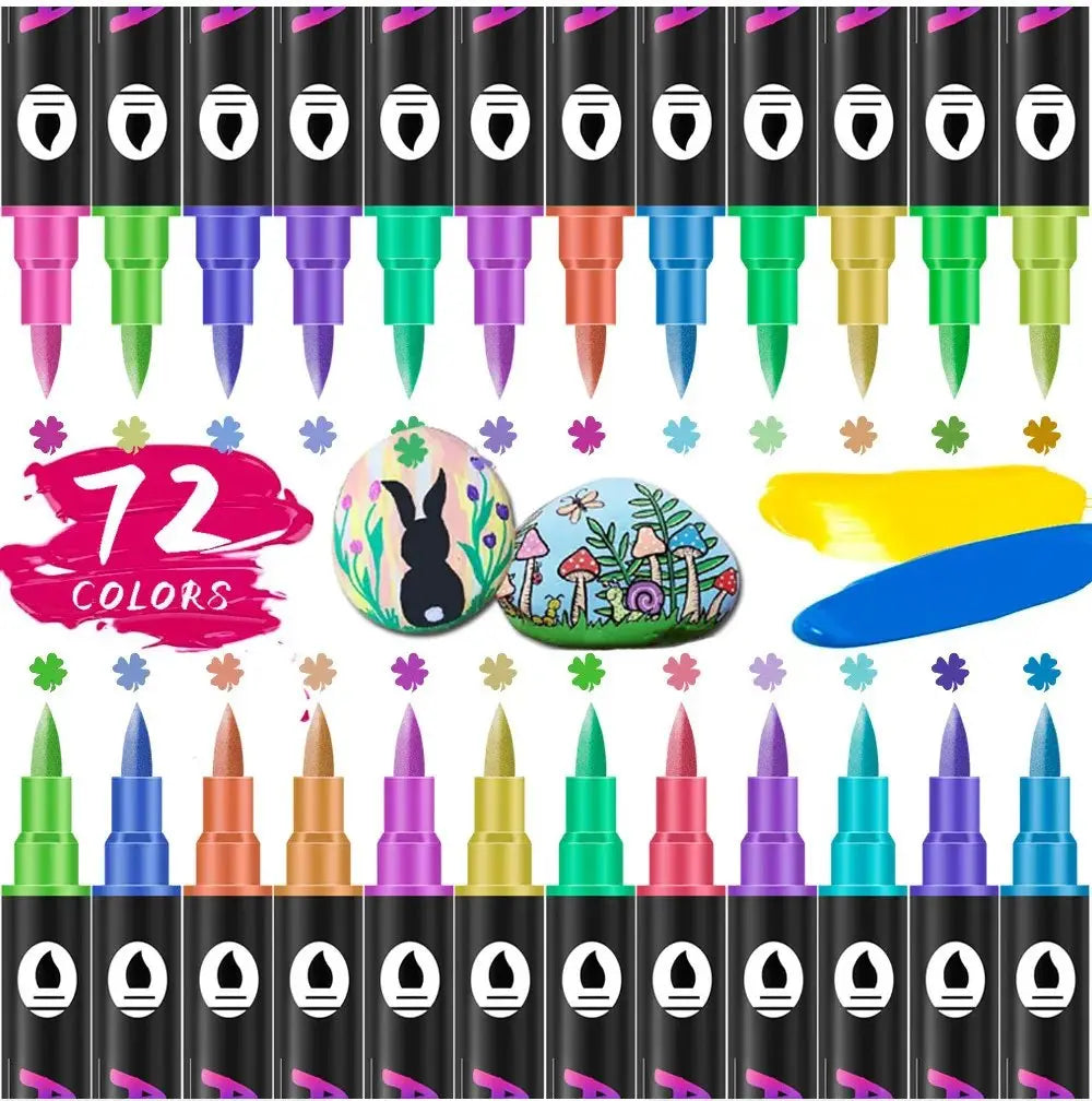Sikunuo | Double-sided acrylic marker – For creative projects & gifts