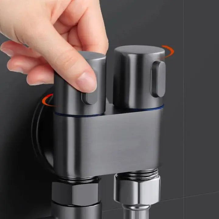 Sikunuo | Double control valve with high-pressure handheld shower set