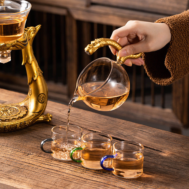 Sikunuo | Dragon Phoenix Fully Automatic Magnetic Teapot