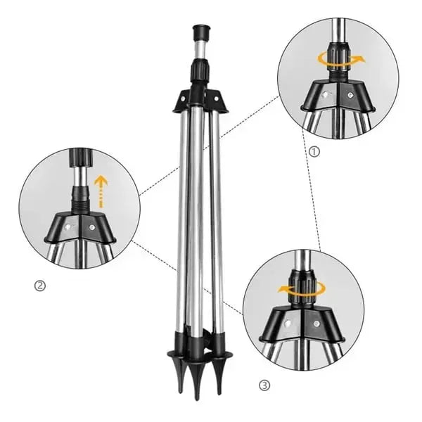 Sikunuo | Redating Tripod Lawn Sprinkler – With Turbo Function & Cooling Spray Mist
