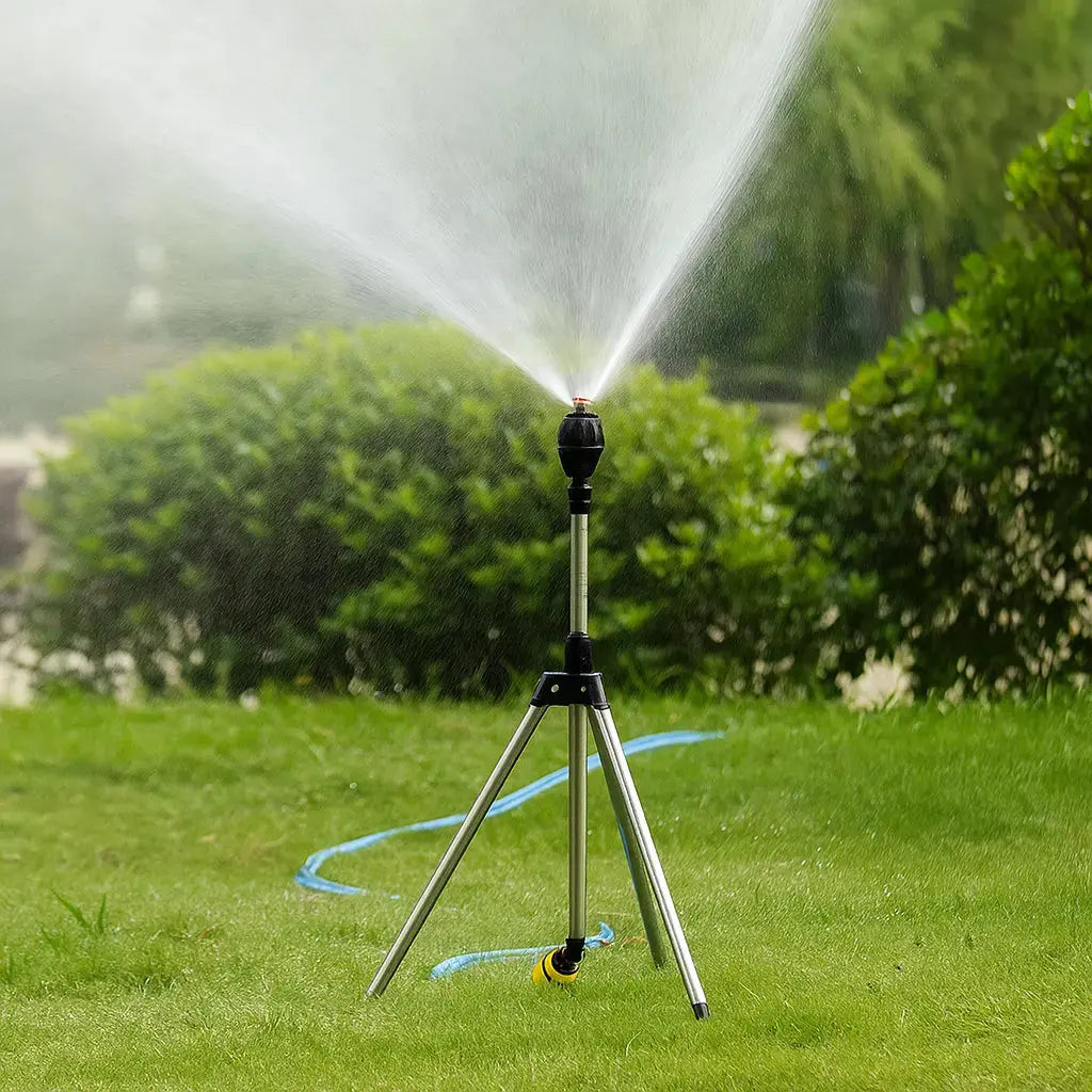Sikunuo | Redating Tripod Lawn Sprinkler – With Turbo Function & Cooling Spray Mist