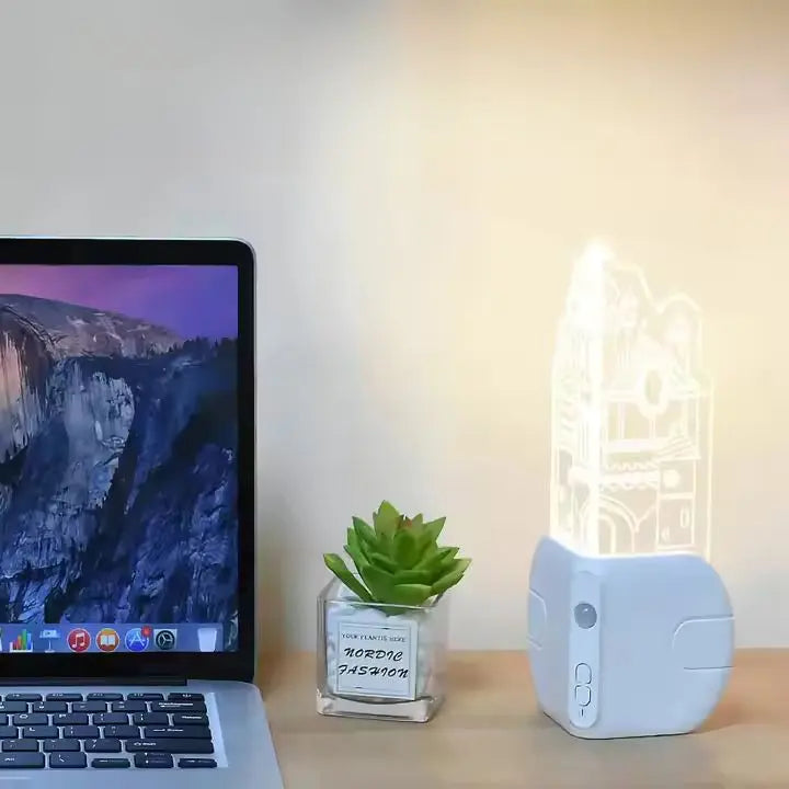 Sikunuo | Corner Night Light with Motion Sensor – Wireless LED Light with Shock PRedection