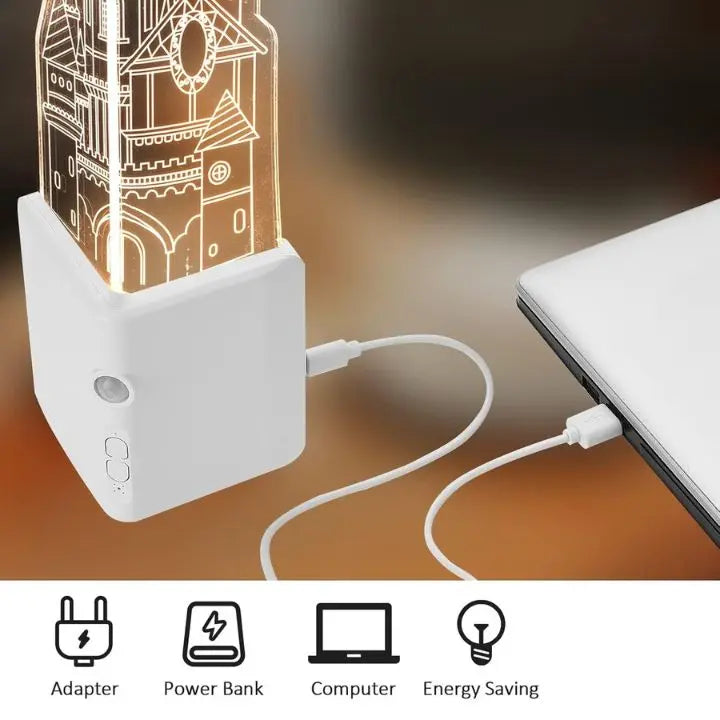 Sikunuo | Corner Night Light with Motion Sensor – Wireless LED Light with Shock PRedection