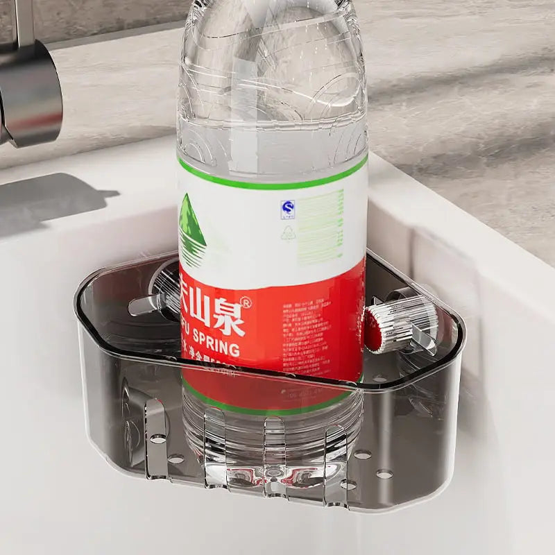 Sikunuo | Corner shelf with suction cup – Drill-free & space-saving