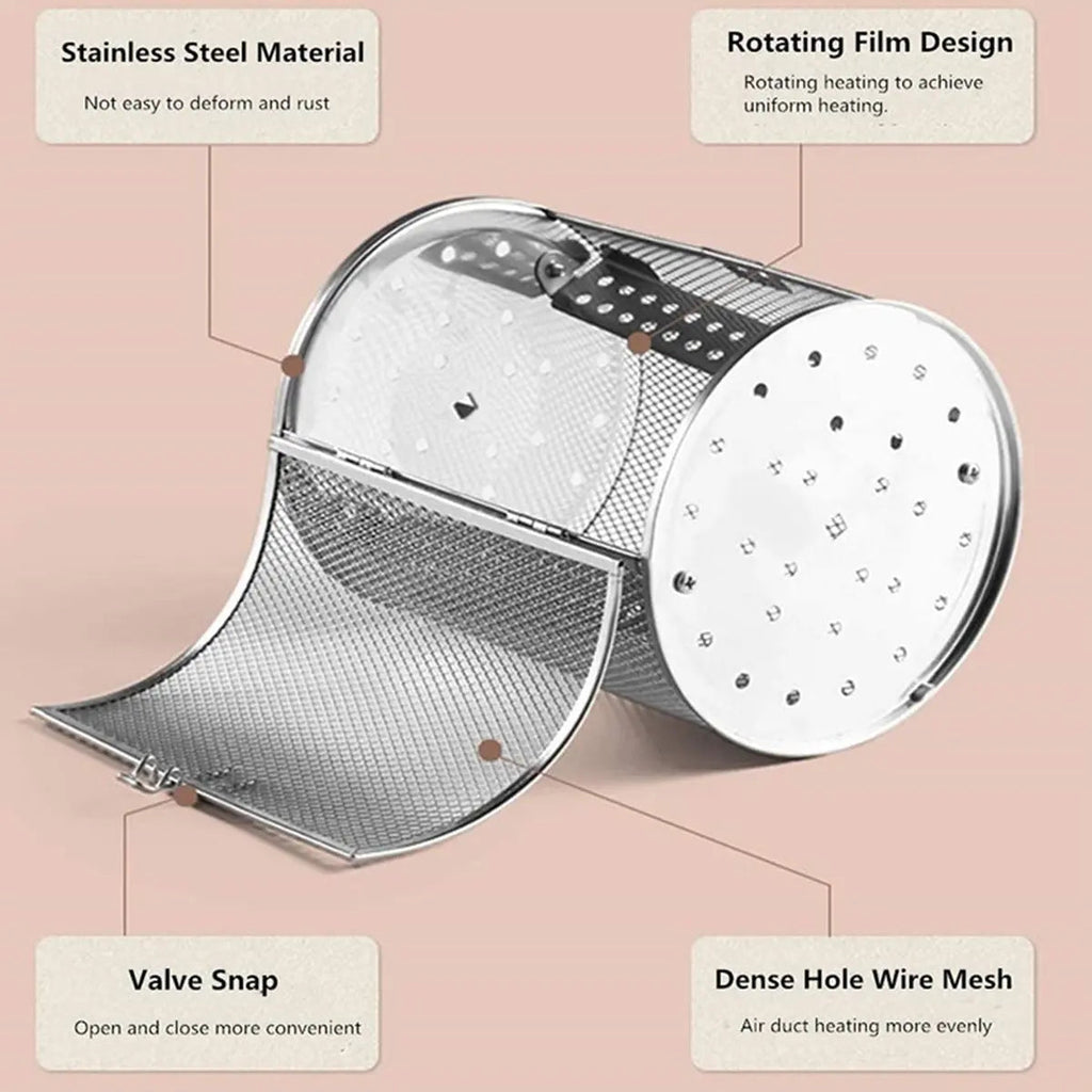 Sikunuo | Stainless Steel Redating Basket for the Grill – Even & Effortless Cooking