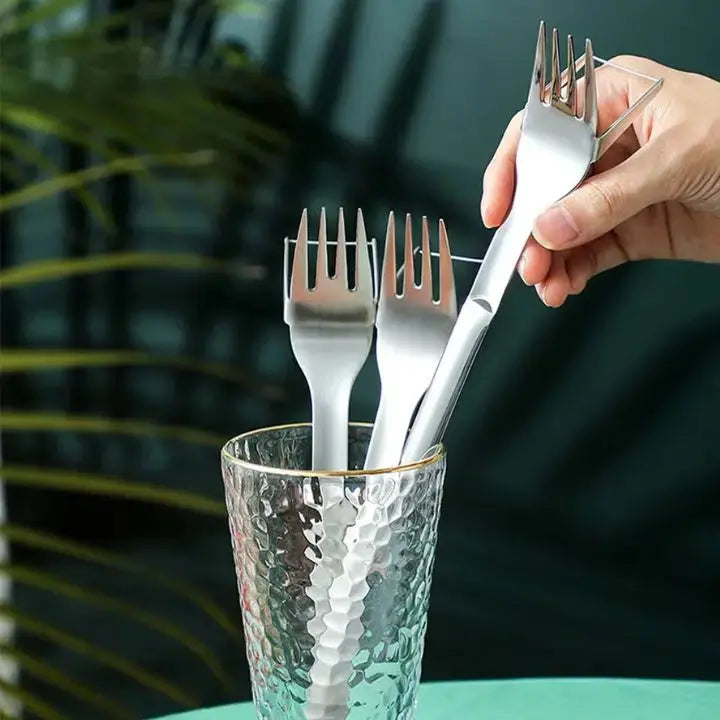 Sikunuo | Stainless Steel Watermelon Cube Cutter & Serving Fork