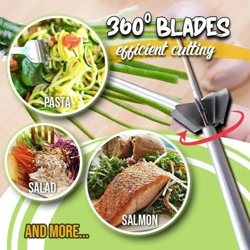 Sikunuo | Stainless Steel Onion Slicer – for even strips and decorative presentation