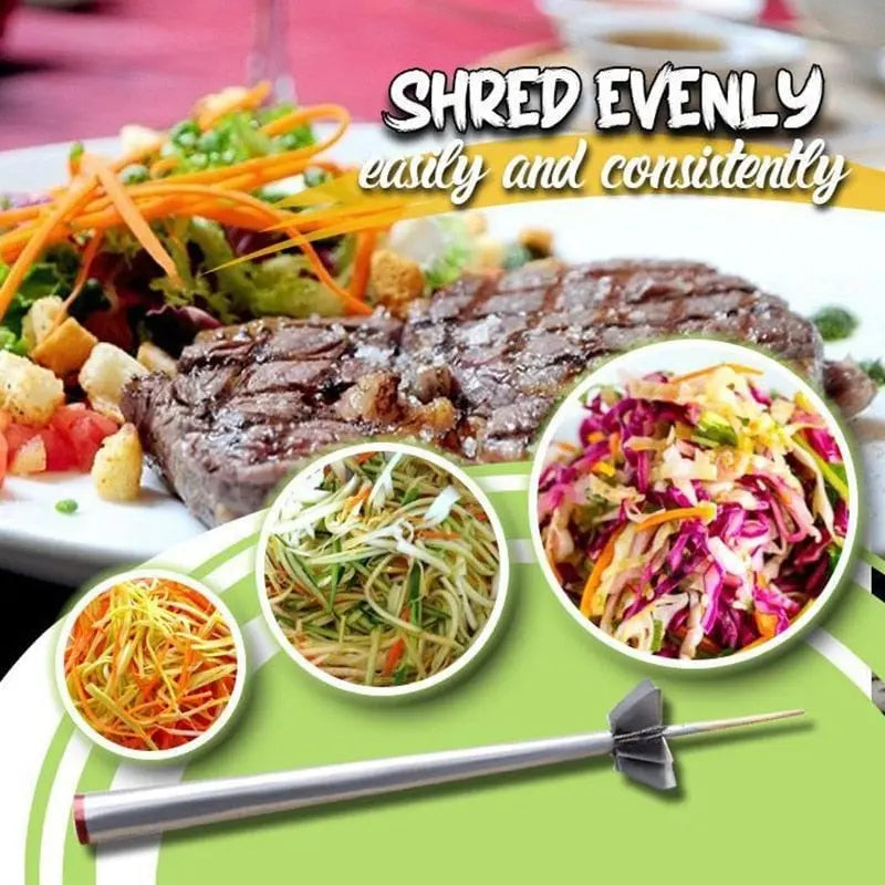 Sikunuo | Stainless Steel Onion Slicer – for even strips and decorative presentation