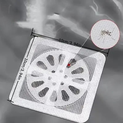 Sikunuo | Disposable drain screens with adhesive surface – Against clogging & mold in the bathroom