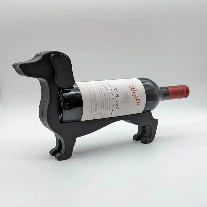 Sikunuo | Unique Dachshund Wine Bottle Holder – Ideal for Wine Lovers