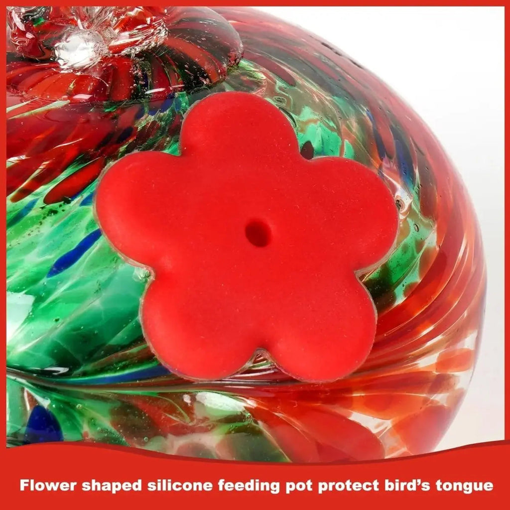 Sikunuo | Elegant Hummingbird Feeder Station with Wind Chimes – Effortlessly Attracts Birds