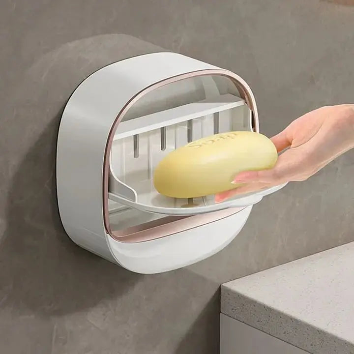 Sikunuo | Elegant Waterproof Soap Dish with Draining Surface