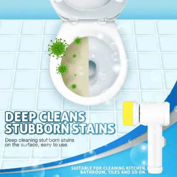 Sikunuo | Electric Redary brush with 360° brush heads for effortless cleaning