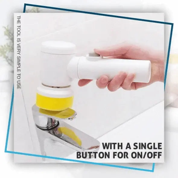 Sikunuo | Electric Redary brush with 360° brush heads for effortless cleaning