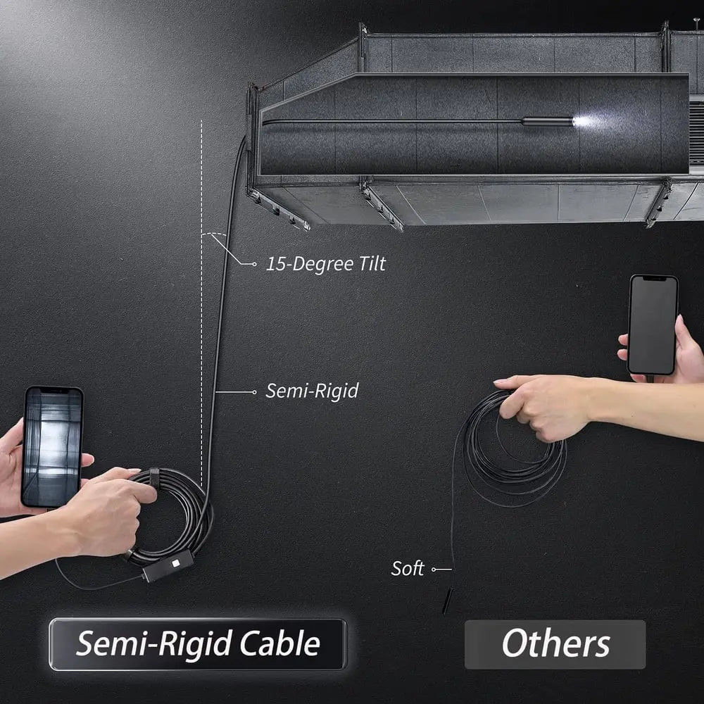 Sikunuo | Endoscope Camera Waterproof — HD Inspection Camera with 5m Cable