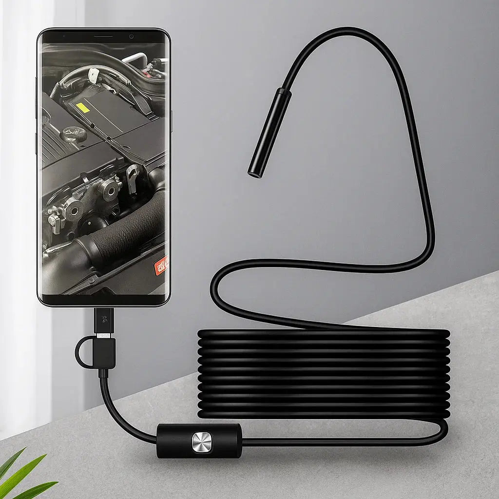 Sikunuo | Endoscope Camera Waterproof — HD Inspection Camera with 5m Cable