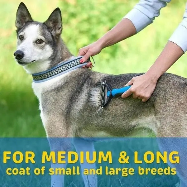 Sikunuo | De-shedding comb for pets – gentle & thorough for undercoat