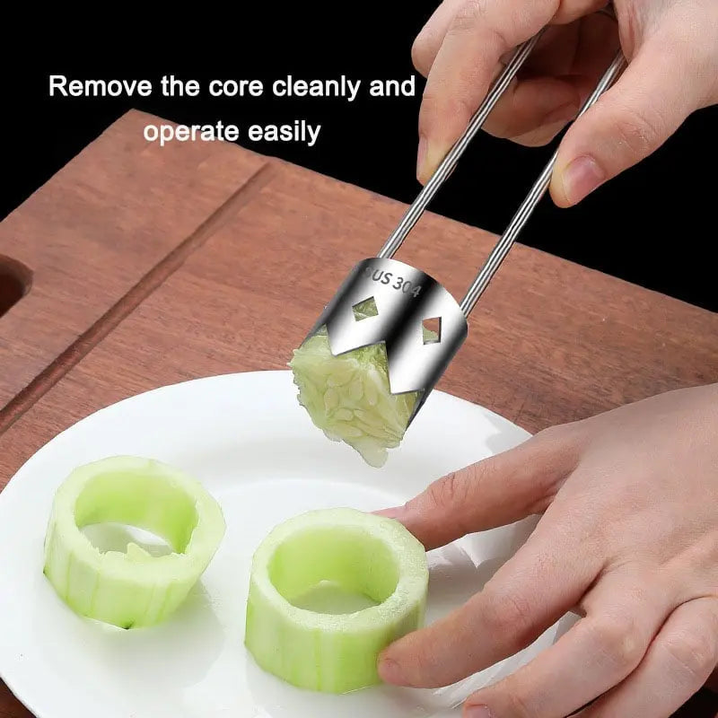 Sikunuo | Ergonomic Core Remover made of Stainless Steel for Fruits and Vegetables