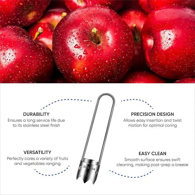 Sikunuo | Ergonomic Core Remover made of Stainless Steel for Fruits and Vegetables