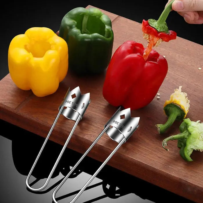 Sikunuo | Ergonomic Core Remover made of Stainless Steel for Fruits and Vegetables