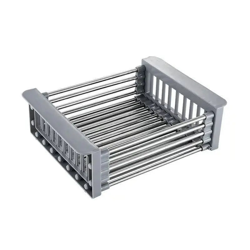 Sikunuo | Expandable Stainless Steel Draining Basket for Sinks