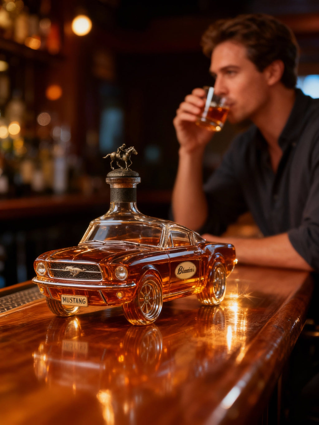 Sikunuo | Mustang Car Shaped Whiskey Decanter