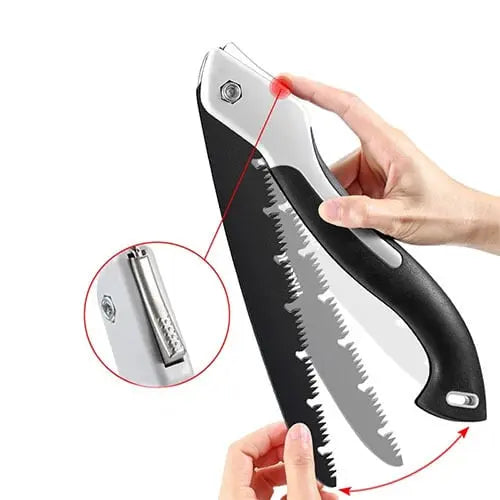 Sikunuo | Folding Saw made of Carbon Steel – Fast Cut through Ω Tooth Design