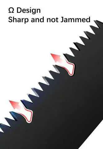 Sikunuo | Folding Saw made of Carbon Steel – Fast Cut through Ω Tooth Design