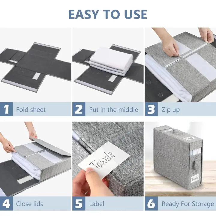 Sikunuo | Foldable Wardrobe Storage Boxes