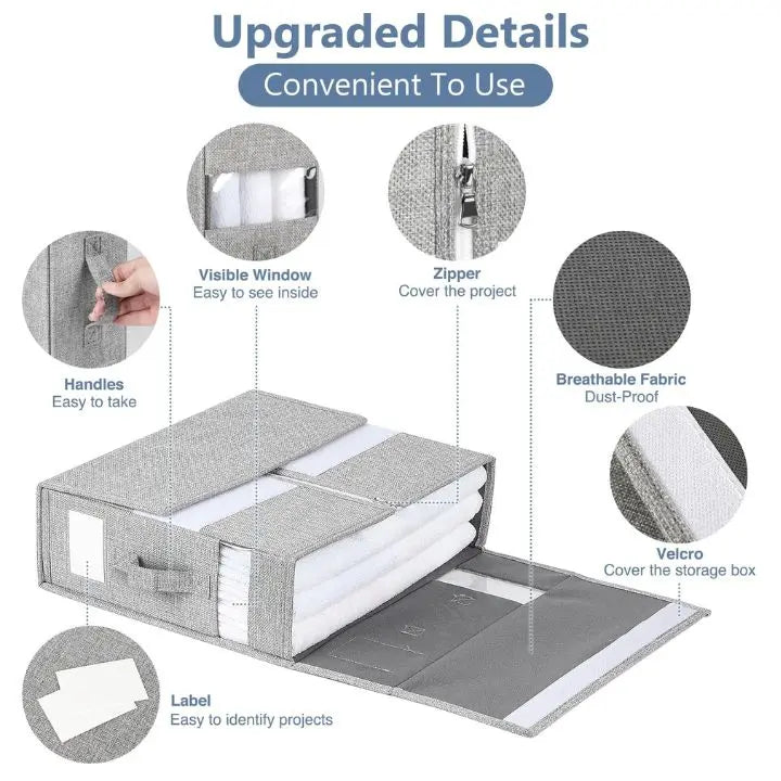 Sikunuo | Foldable Wardrobe Storage Boxes