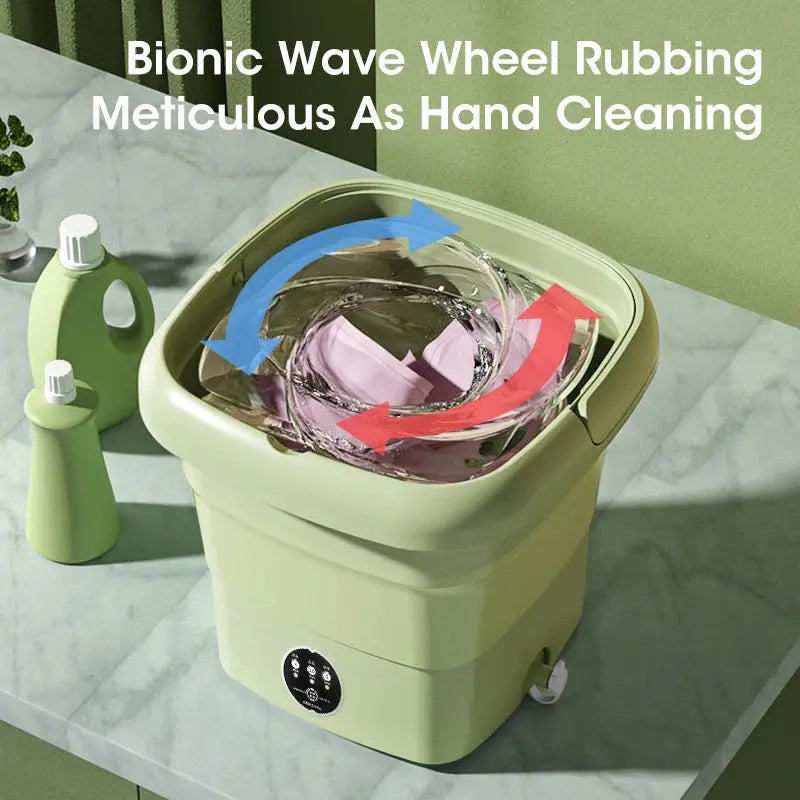 Sikunuo | Foldable Mini Washing Machine 4.5 L – compact & gentle