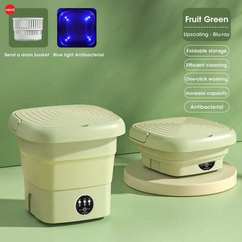 Sikunuo | Foldable Mini Washing Machine 4.5 L – compact & gentle
