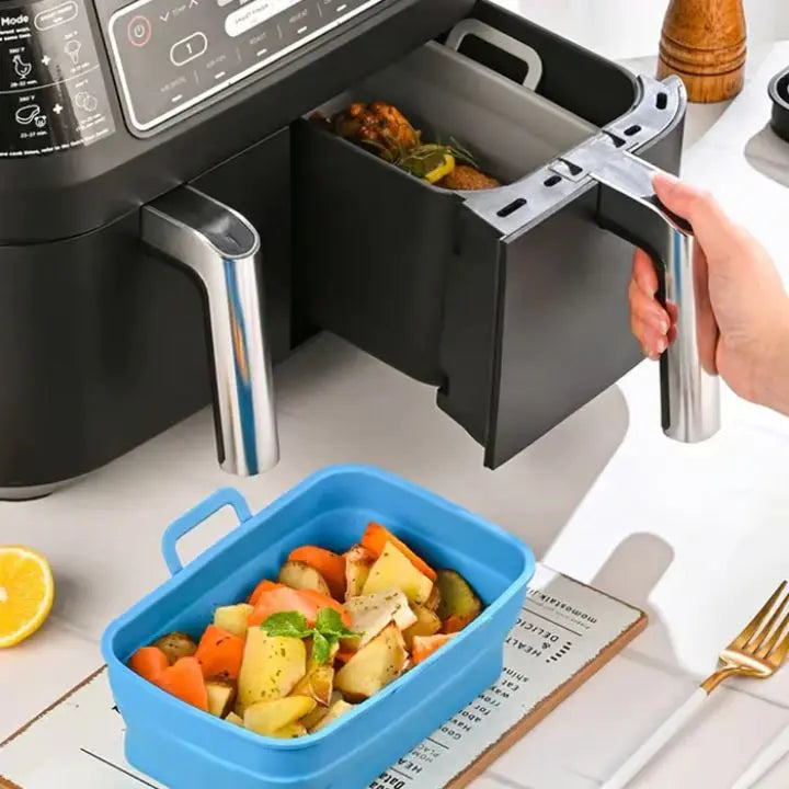 Sikunuo | Foldable Silicone Baking Mold for Air Fryers – Practical & Versatile