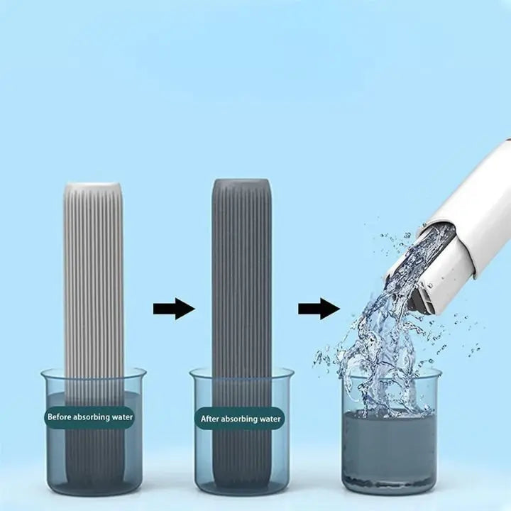 Sikunuo | Foldable Mini Mop – Self-Wringing & Compact