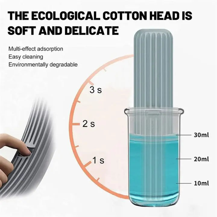 Sikunuo | Foldable Mini Mop – Self-Wringing & Compact