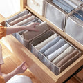 Sikunuo | Foldable Mesh Dress Organizer – Perfect Separation of Pants & Shirts
