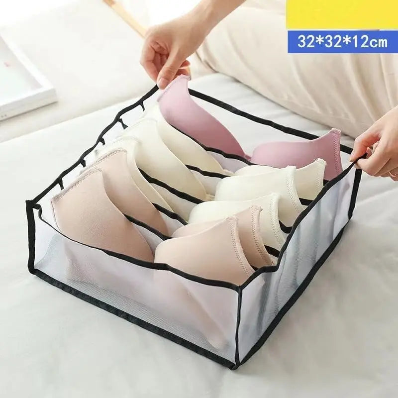 Sikunuo | Foldable Mesh Dress Organizer – Perfect Separation of Pants & Shirts