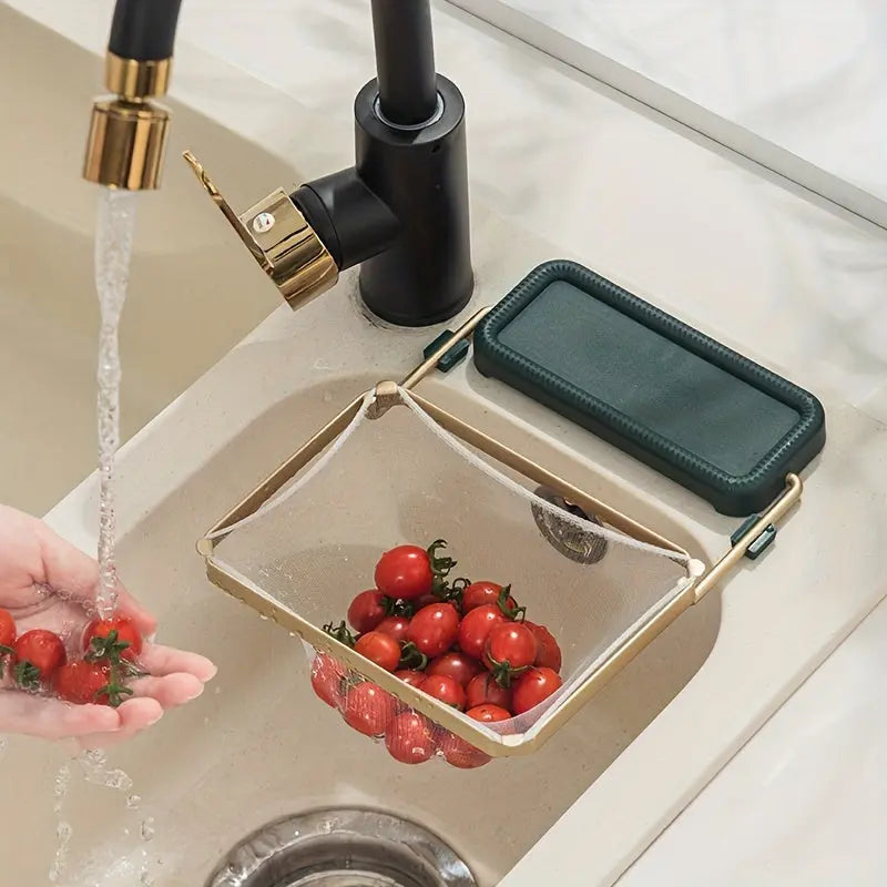 Sikunuo | Collapsible Sink Strainer with Disposable Net – Hygienic Disposal of Food Residues