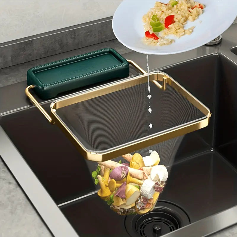 Sikunuo | Collapsible Sink Strainer with Disposable Net – Hygienic Disposal of Food Residues