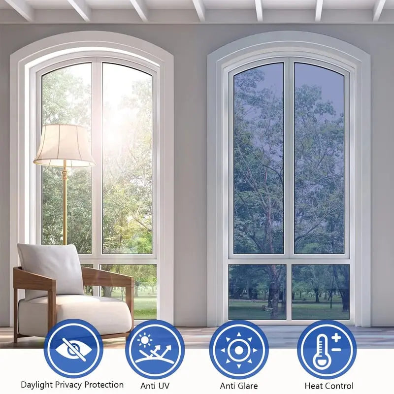Sikunuo | Window mirror film for privacy, UV & heat pRedection