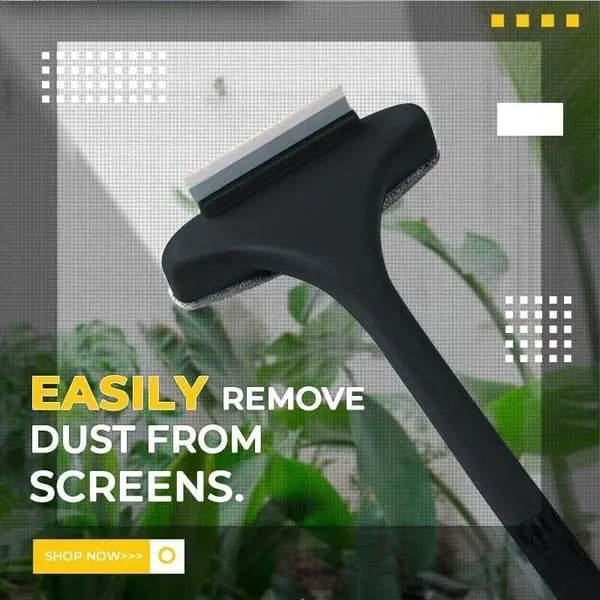 Sikunuo | Window brush for fly screens & net windows – Clean quickly & thoroughly