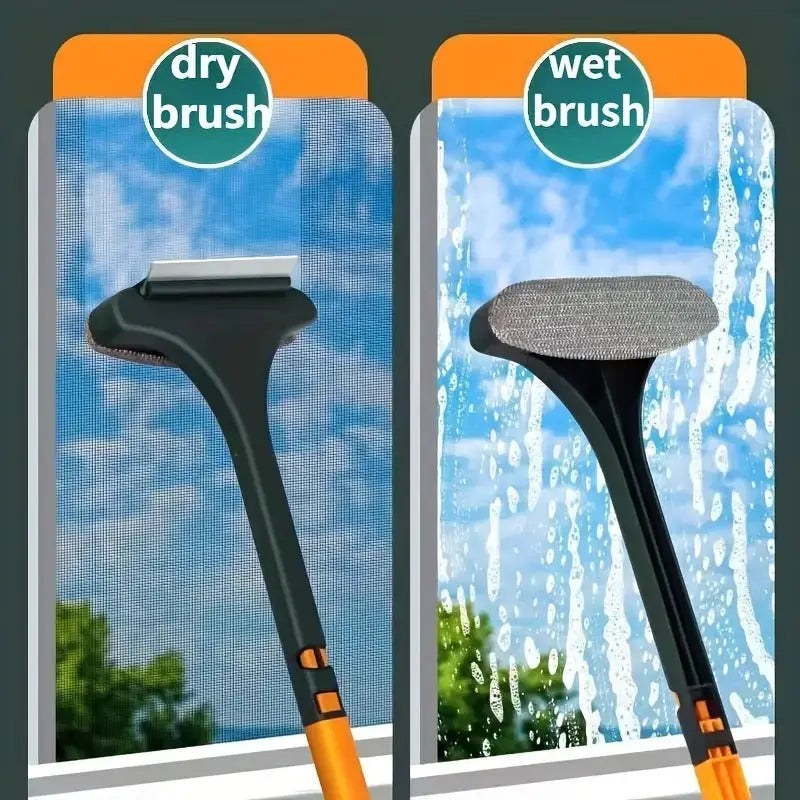 Sikunuo | Window brush for fly screens & net windows – Clean quickly & thoroughly