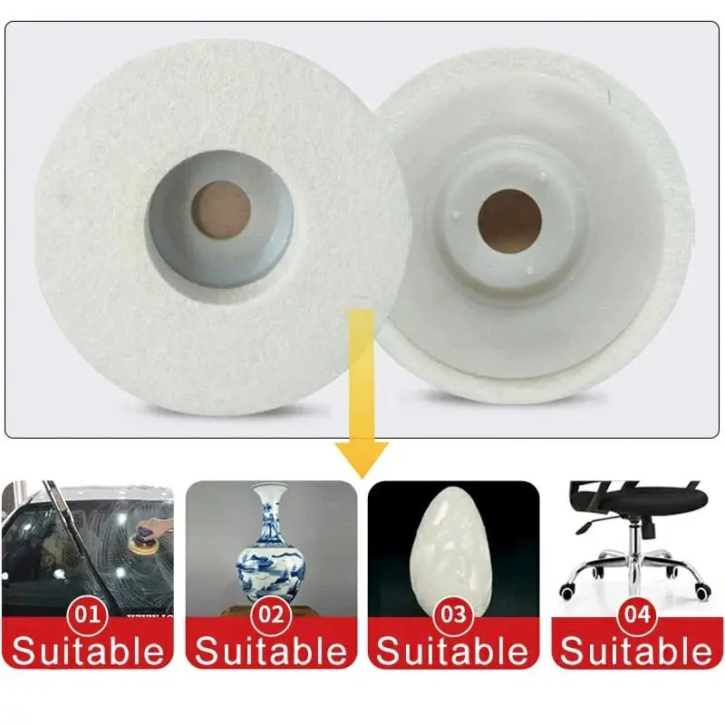 Sikunuo | Felt Polishing Disc for Polishing and Shining