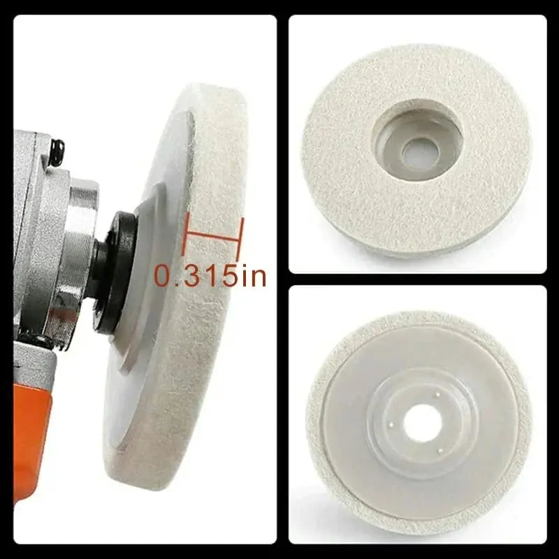 Sikunuo | Felt Polishing Disc for Polishing and Shining
